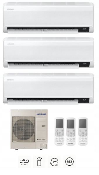 Multifunkčná súprava SAMSUNG Wind-Free Comfort 3x 3,5 kW