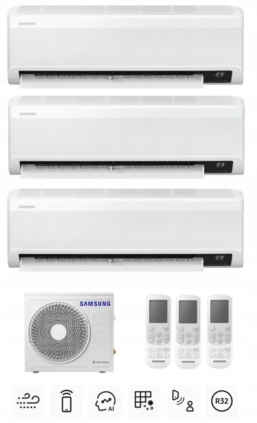 Súprava SAMSUNG Wind-Free Elite 2x2,5 + 3,5 kW