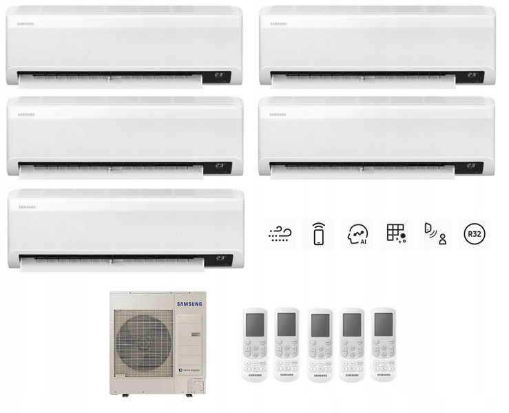 Multifunkčná súprava SAMSUNG Wind-Free Elite 5x 2,0kW