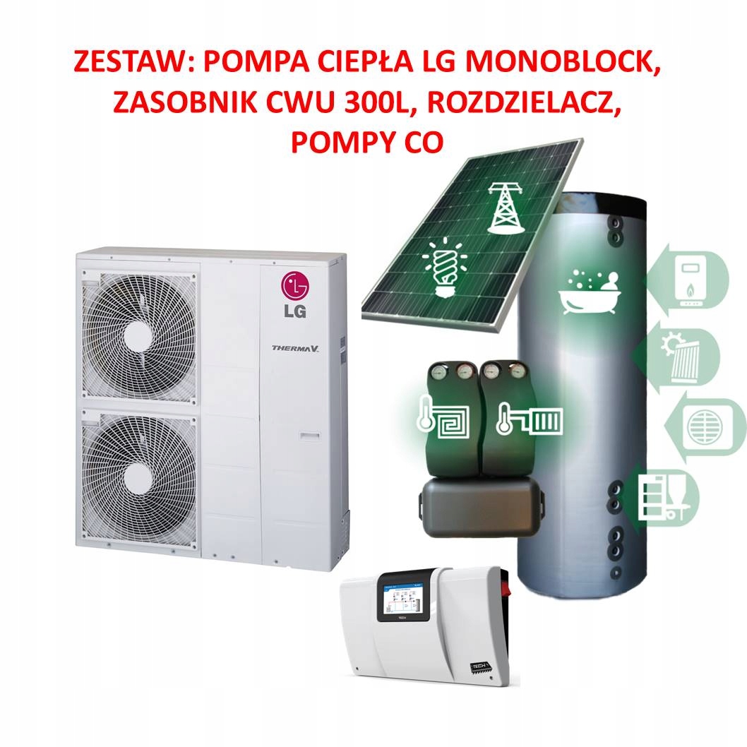 Súprava tepelného čerpadla LG MONO 12 kW