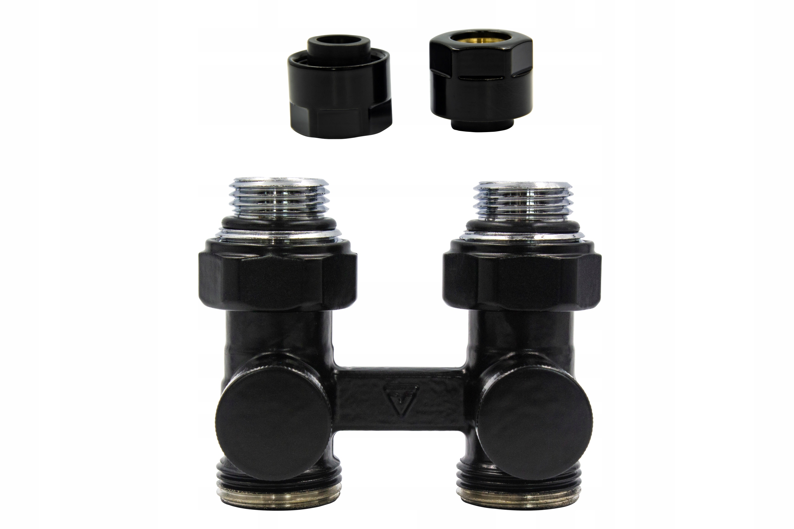 Sada pre priame pripojenie PREMIUM čierna mat + Cu15mm