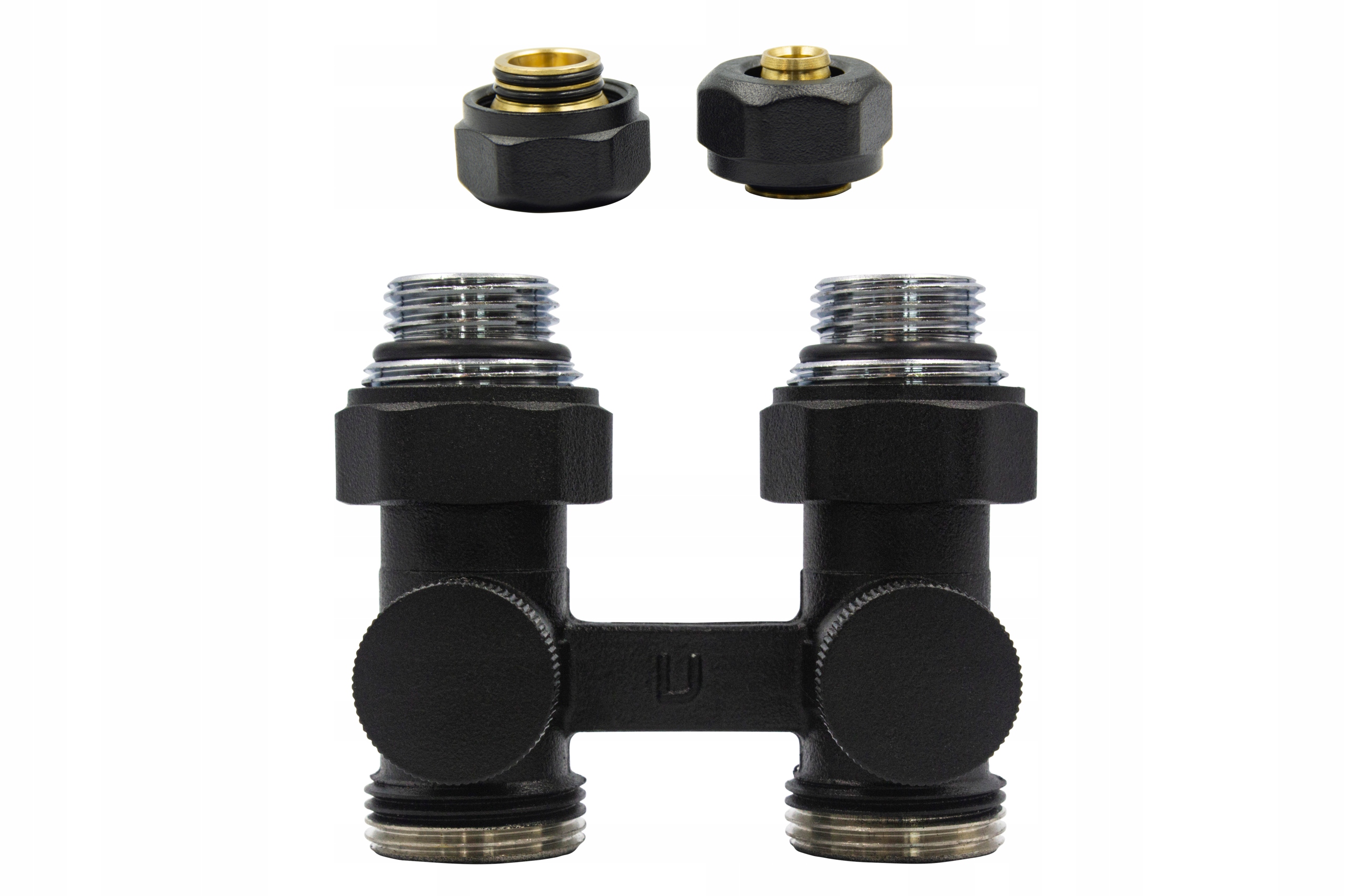 Sada pre priame pripojenie PREMIUM čierna str + PEX16mm