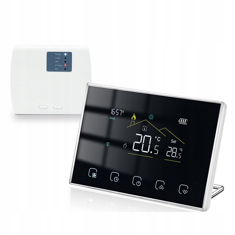 Smart Funk 433MHz 100 m WiFi Raumthermostat Sada termostatu Regler