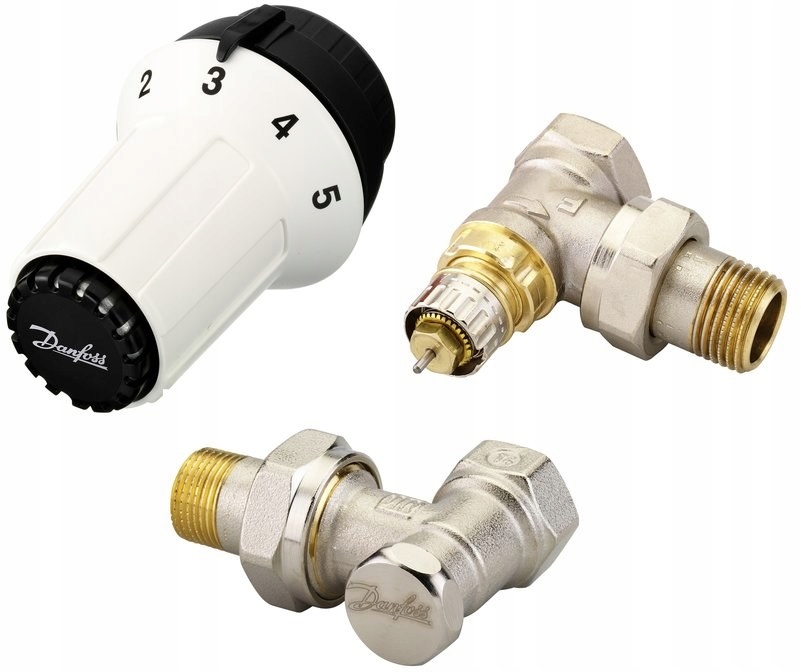 Uhlová termostatická sada DANFOSS RA-N RLV DN15