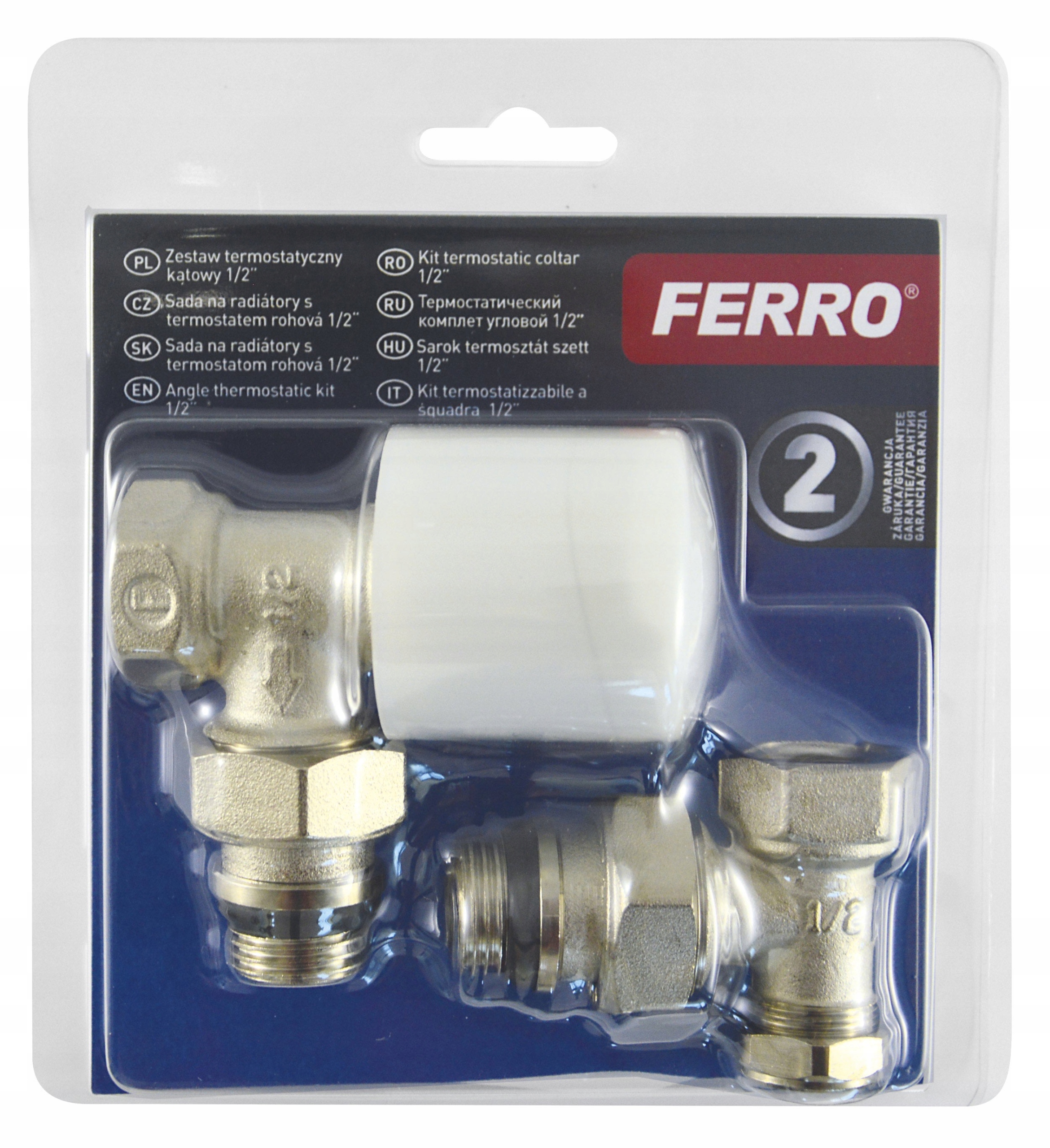 Uhlová termostatická sada 1/2 ZTB02 Ferro