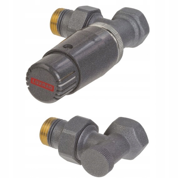 Uhlová termostatická sada 1/2 ", grafit