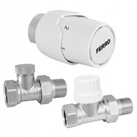 Rovná termostatická sada Ferro 1/2 "