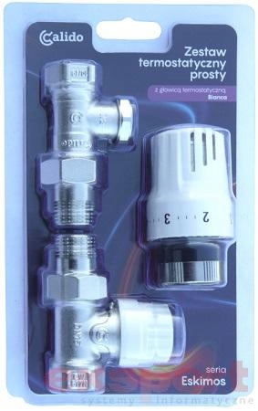 Priama termostatická sada s hlavou M30x1,5