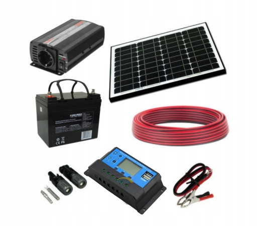 Solárny panel napájania 100 W 230V 300W 60AH