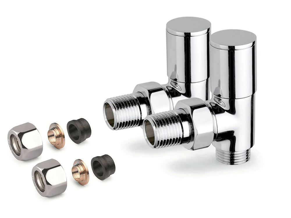 Sada ventilov chladiča APM Chrome Cu COPPER