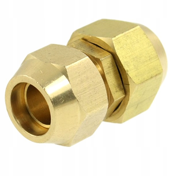Mosadzná spojka vsuvky pre klimatizačné potrubie 16 mm 5/8 "