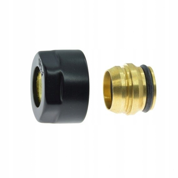 Lisovaná spojka pre CU GW 3 / 4x15 mm matná čierna