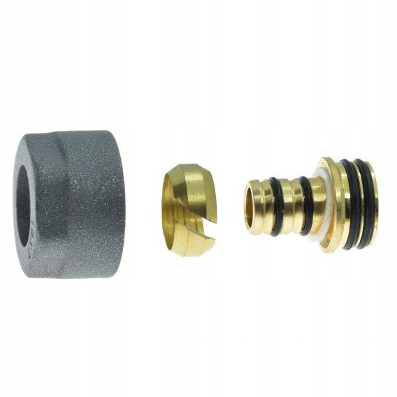 Lisovacie tvarovky pre PEX GW 3 / 4x15 mm grafit