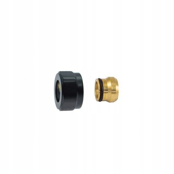Lisovaná spojka pre PEX, M22 × 1,5-15 mm, čierna