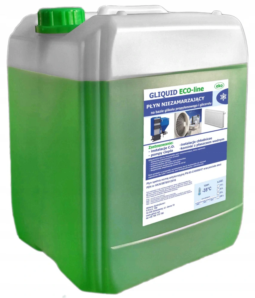 Nemrznúca zmes Gliquid Eco-line 20 l – Prečo používať ekologický čistiaci prostriedok/koncentrát?