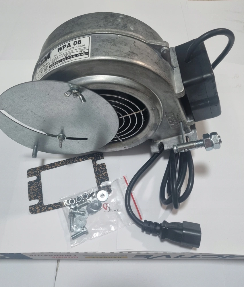 Dúchadlo kotla WPA 06 ventilátor – Typ zariadenia – Radiálny ventilátor