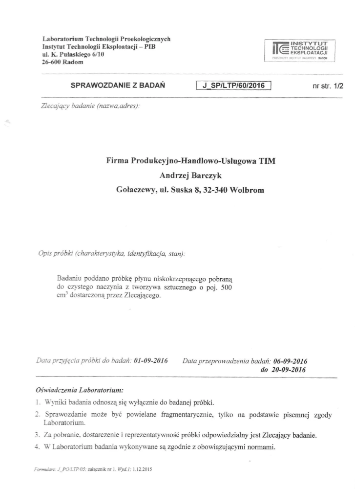 Nemrznúca zmes Gliquid Eco-line 20 l – Prečo používať ekologický čistiaci prostriedok/koncentrát?