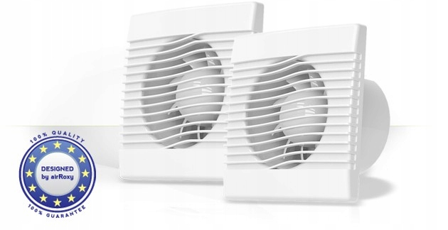 Ventilátor - nástenný ventilátor airRoxy pRim priem. 100 01-003TS