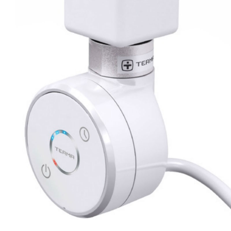 Biely ohrievač pre kúpeľňový radiátor DRY – 120 W