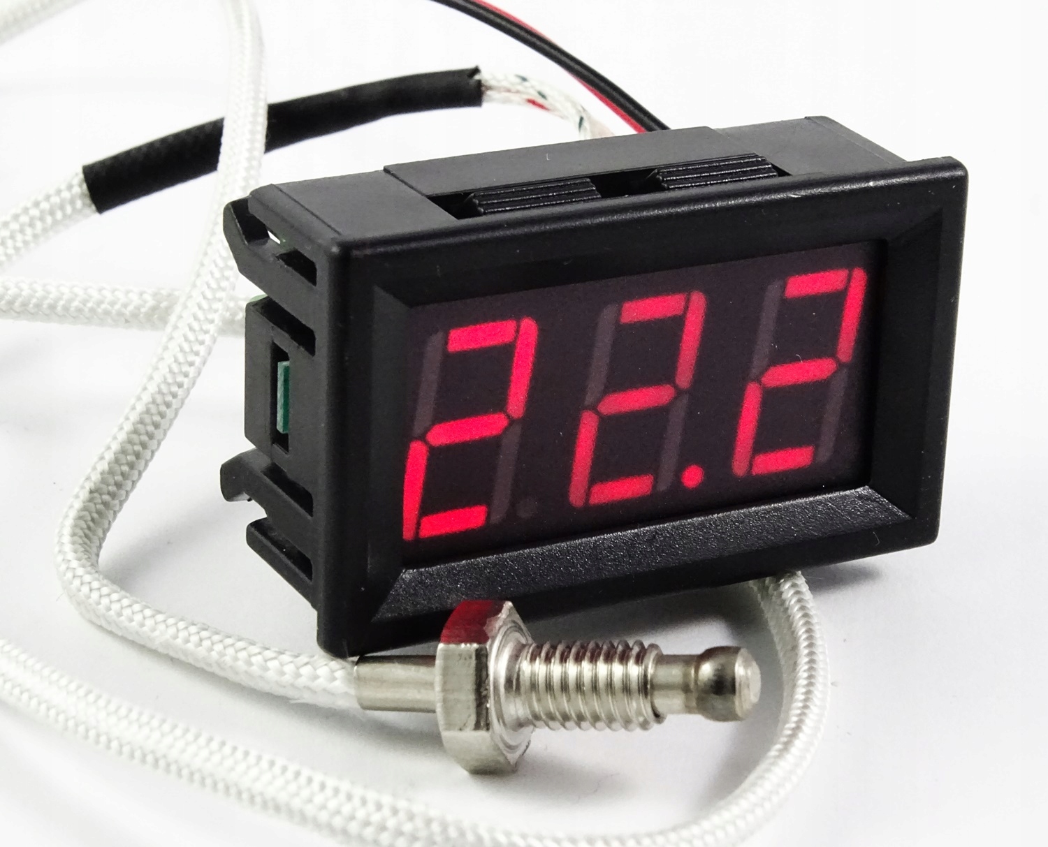 Digitálny THERMOMETER termočlánkový snímač teploty 12 V