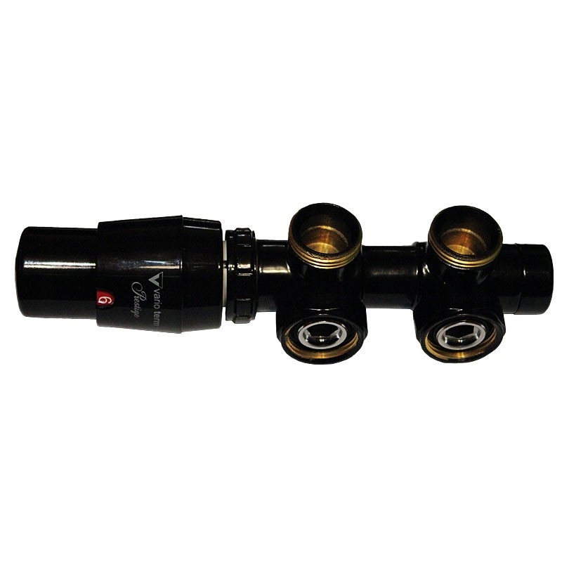 čierny termostatický set duo ventil RAL 9005 TW