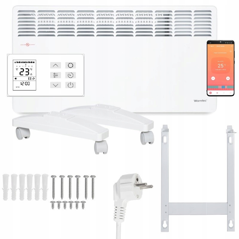 Biely konvektor Warmtec 2500 W