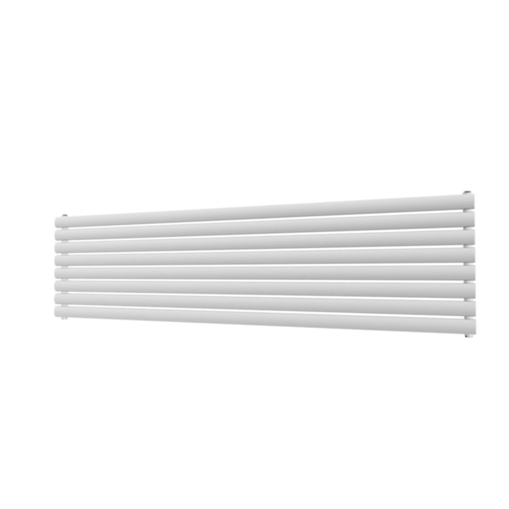 malý vodorovný radiátor Rene 47 x 150 biely a 7016