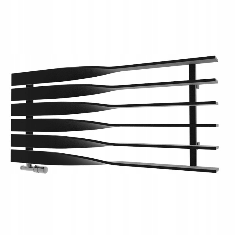 Nízky radiátor CycleH 50 × 100 termostatický ventil 490 W