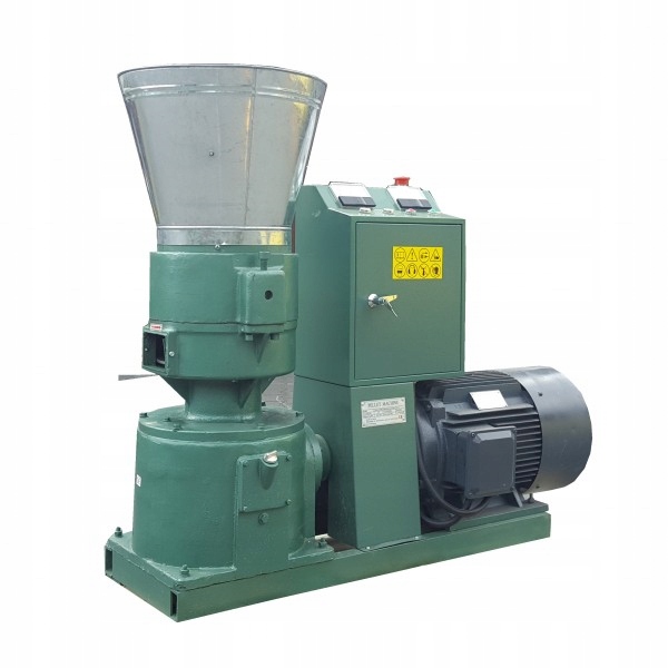 Peletovací stroj s výkonom 22 kW. 2 váhy ROLLER
