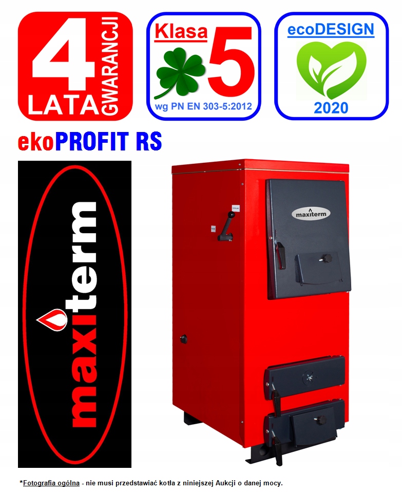 EkoPROFIT RS 15 kW Nabíjací kotol triedy 5 pre varmo drevo uhlie DS
