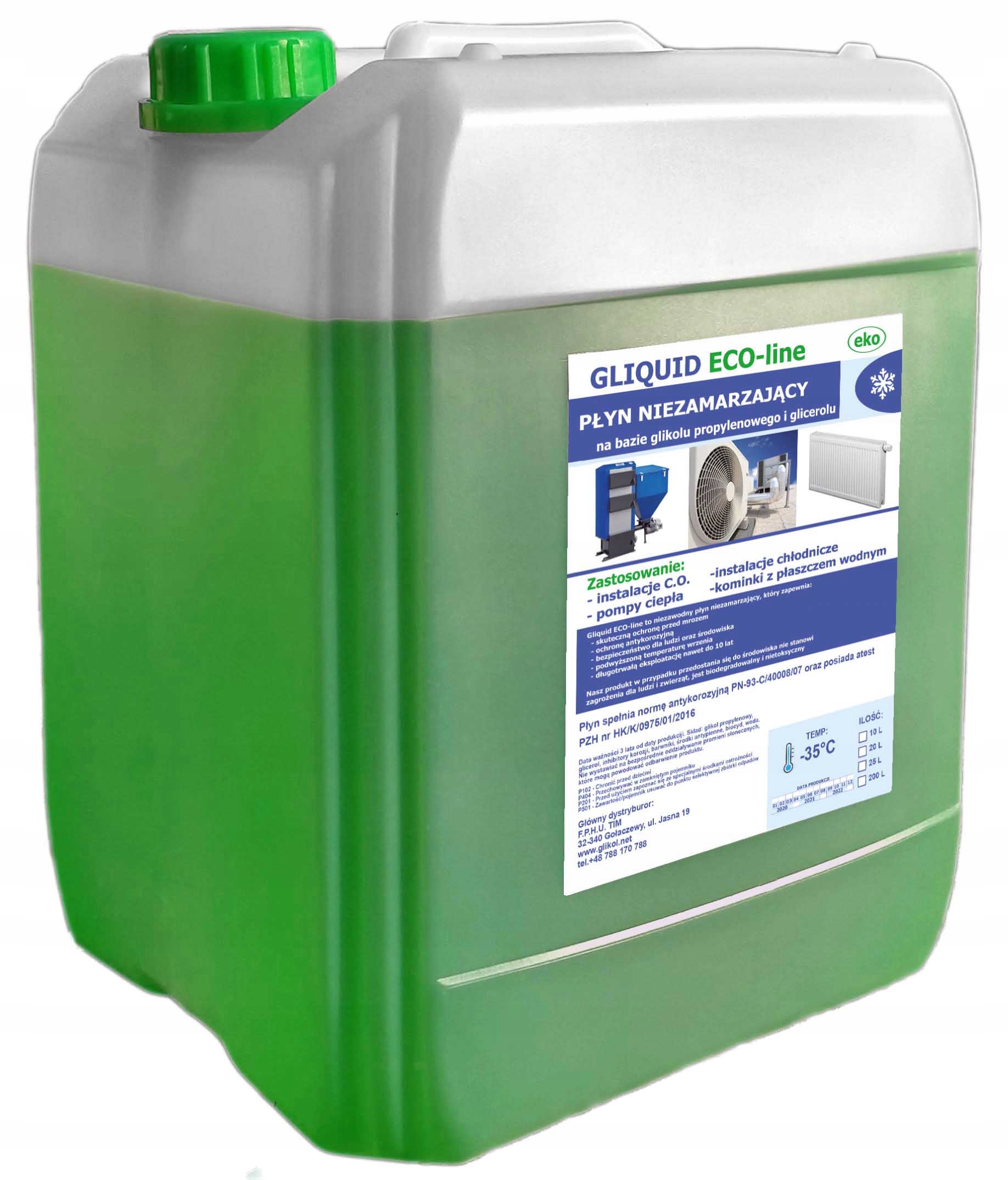 Nemrznúca zmes Gliquid Eco-line 20 l