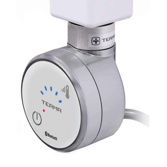 strieborný elektrický ohrievač MOA Bluetooth výkon 600 W