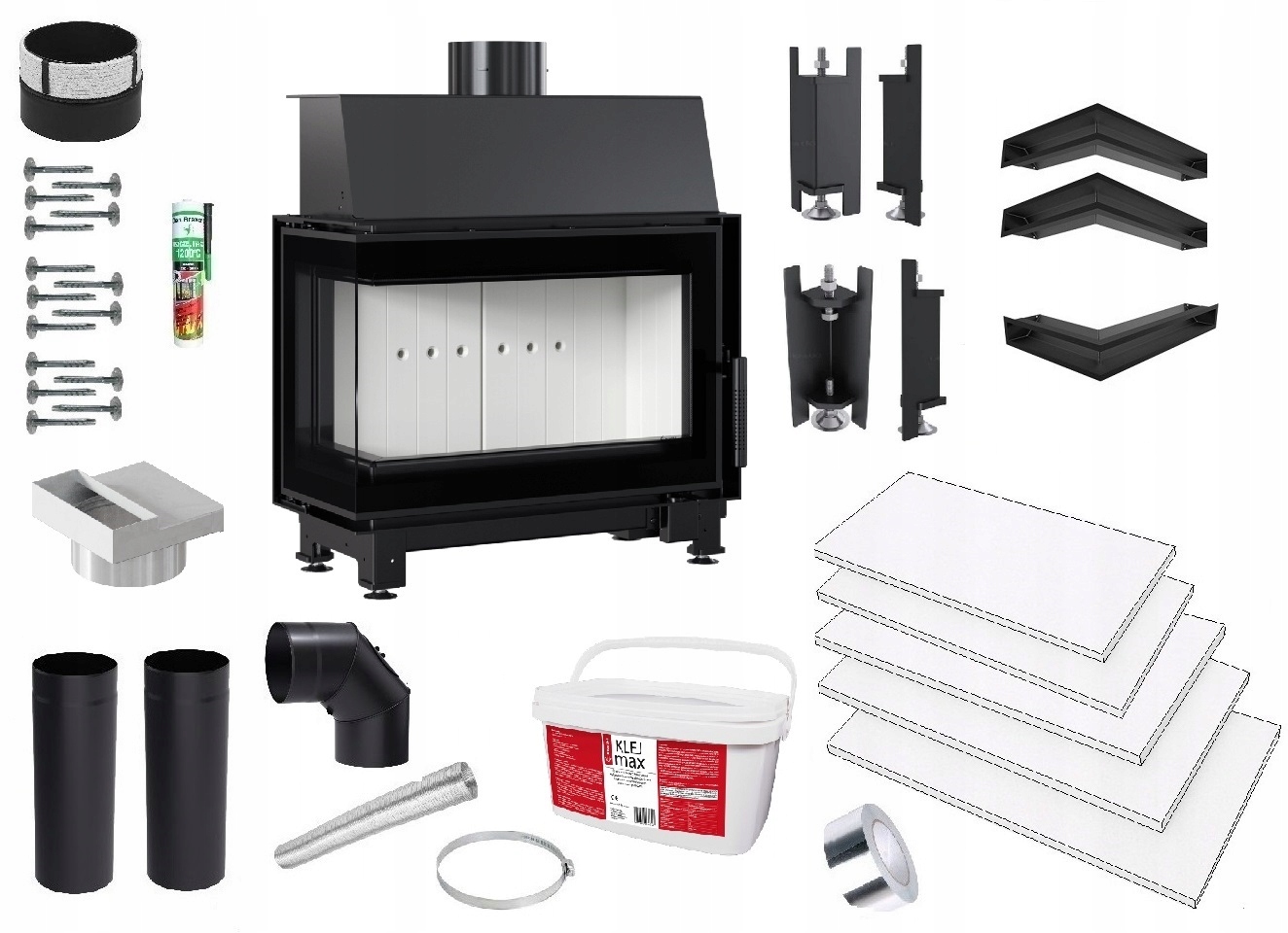 Krbová vložka - Sada EKO Simple S INSERT ľavá LUFTY prívod platne